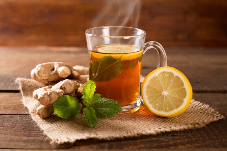 ginger tea ginger tea with mint and lemon